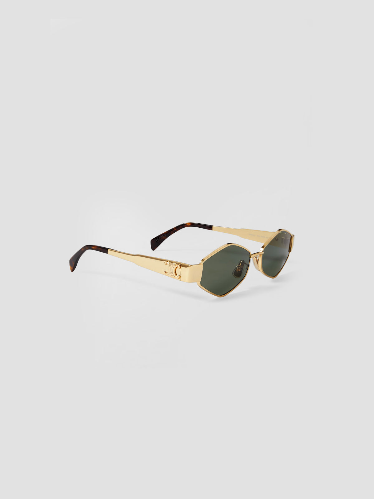 CELINE TRIOMPHE HEXAGON-FRAME METAL 01 SUNGLASSES